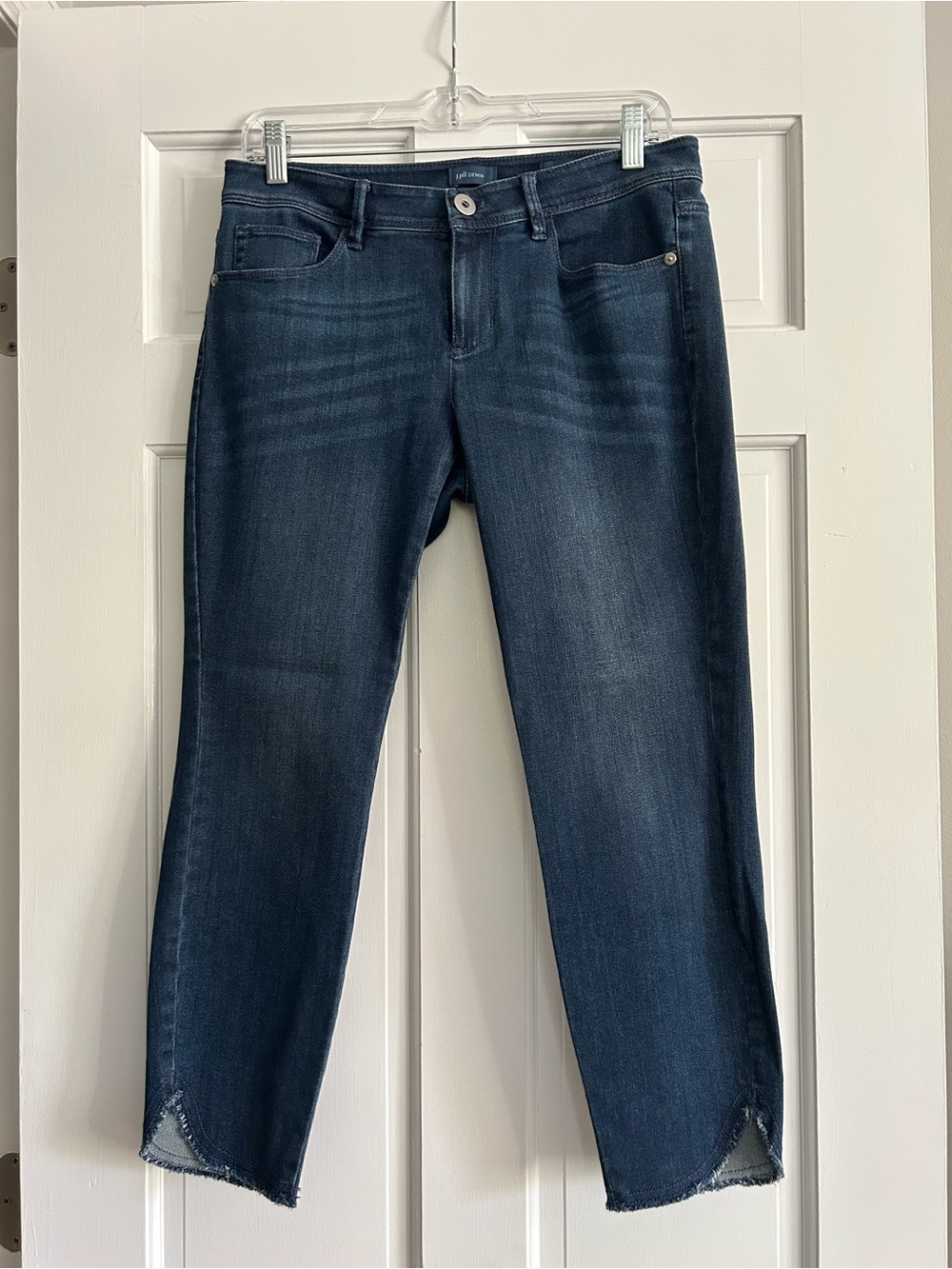 J. Jill Denim Slim Ankle Cropped Jeans Size 4P